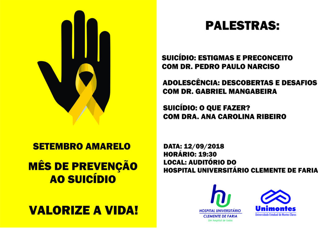 Palestras discutem o suicídio e o Setembro Amarelo WebTerra