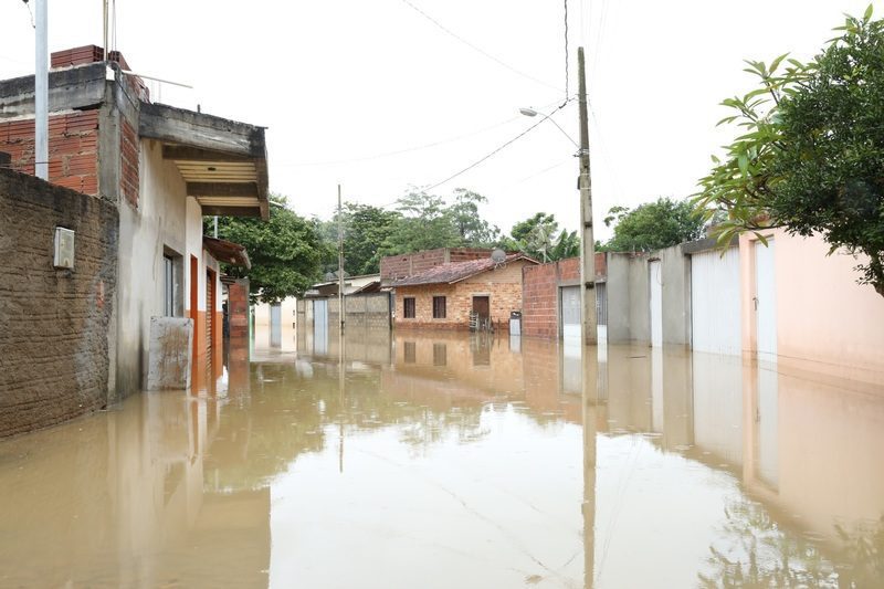 Chuvas em Ipatinga, Minas Gerais - Foto Reprodução/Redes Sociais