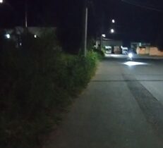 Avenida Projetada A está tomada pelo mato e sem iluminação adequada - Foto: Arquivo Pessoal/Morador