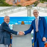 Presidente Lula com o CEO da Novo Nordisk, Lars Fruergaard Jørgensen - Foto: Divulgação/Redes Sociais