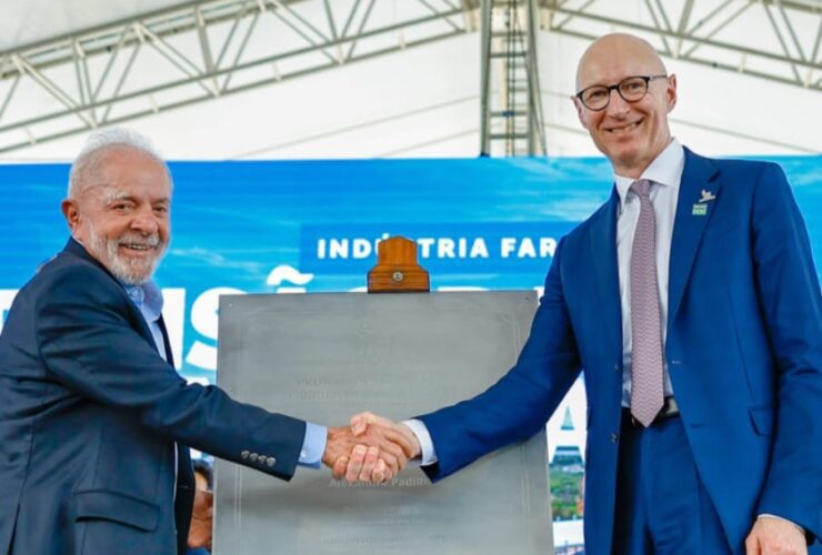 Presidente Lula com o CEO da Novo Nordisk, Lars Fruergaard Jørgensen - Foto: Divulgação/Redes Sociais