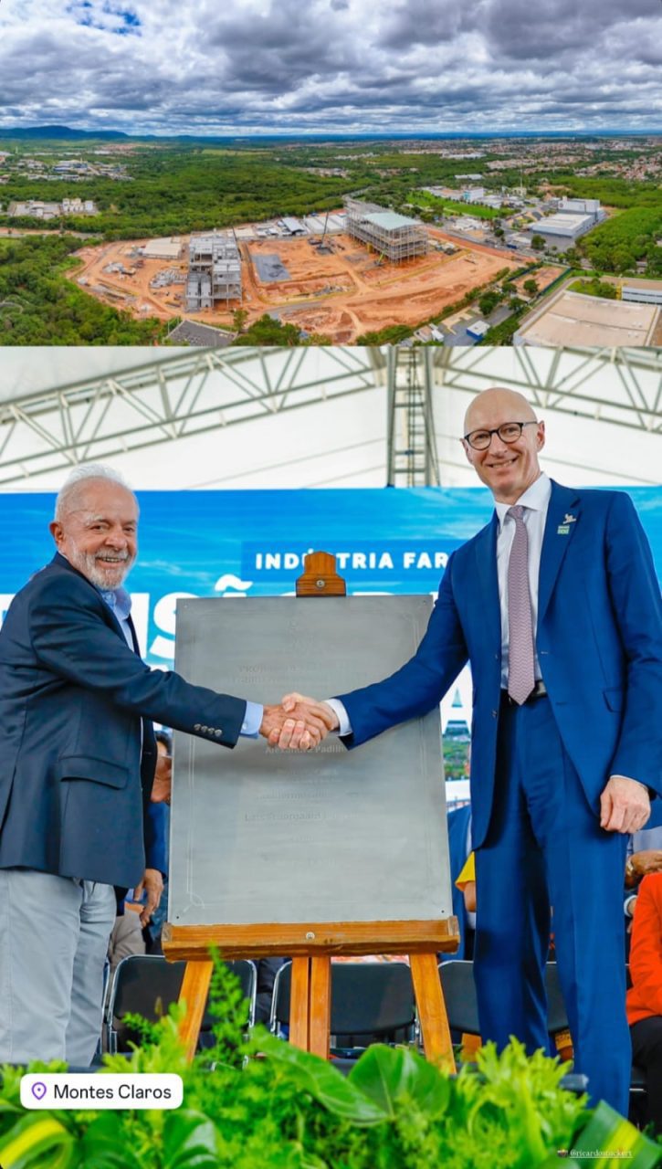 Presidente Lula com o CEO da Novo Nordisk, Lars Fruergaard Jørgensen - Foto: Divulgação/Redes Sociais