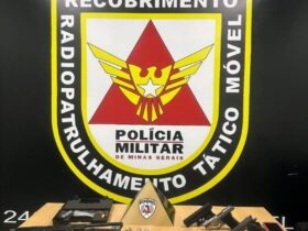 Material apreendido pela PMMG.
