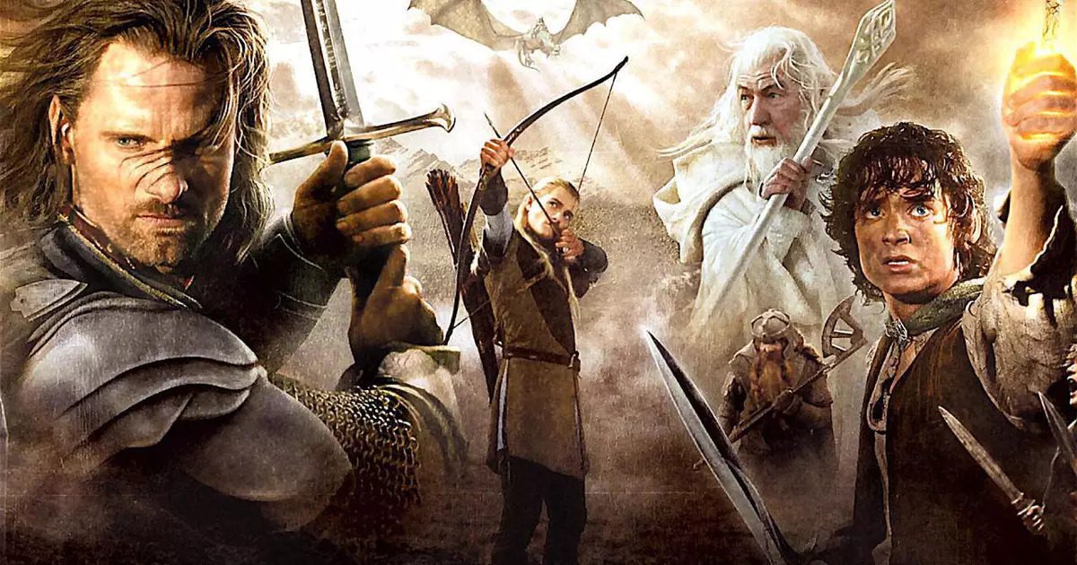 Personagens da trilogia do Senhor dos Anéis.