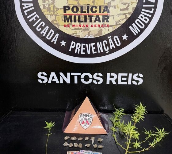 droga é apreendida pela pmmg em bairro de montes claros