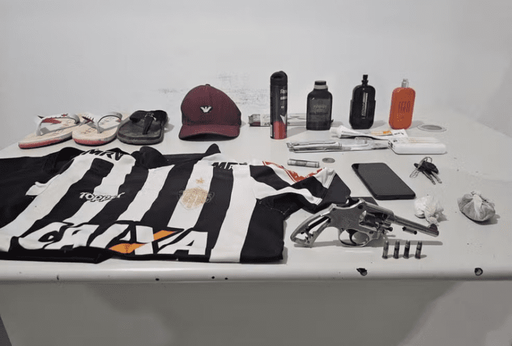 Material apreendido durante operação policial