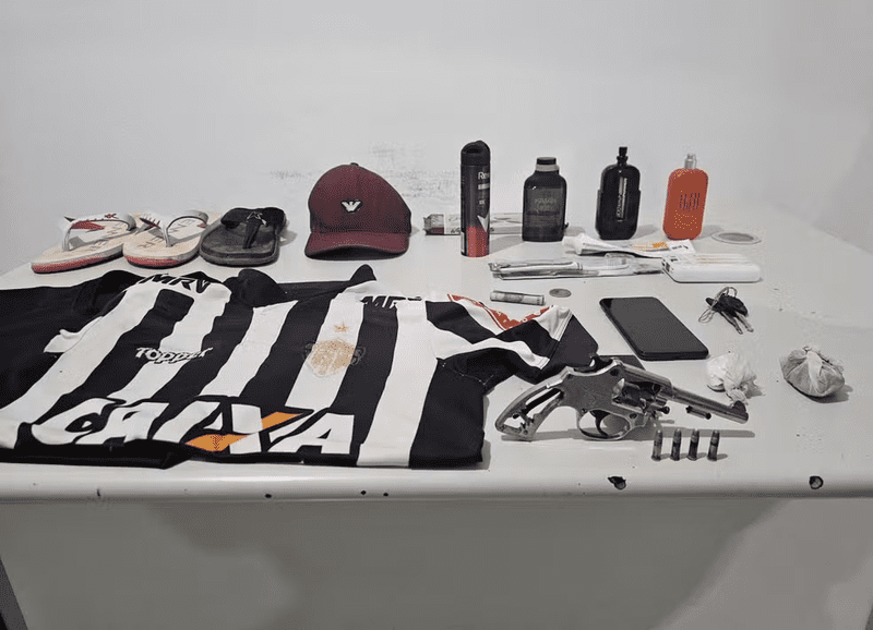 Material apreendido durante operação policial