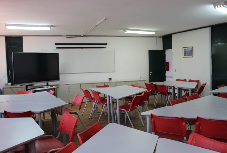 Sala de aula da rede estadual