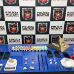 Grande quantidade de drogas foi apreendida - Foto: PMMG/Divulgação