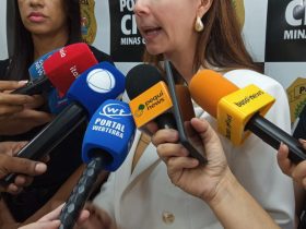 Delegada Karine Maia em coletiva - Foto: Divulgação/Redes Sociais