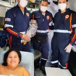 Bebê nasceu dentro de ambulância do Samu - Foto: Divulgação / Samu