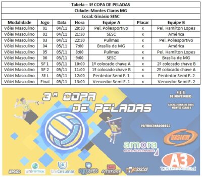 Sub-18 MOC América disputa competição no Sesc