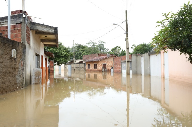 Chuvas em Ipatinga, Minas Gerais - Foto Reprodução/Redes Sociais