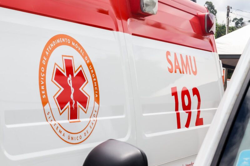 Motorista foi levado pelo Samu para um hospital em Salinas - Foto: Divulgação/Samu/Redes Sociais