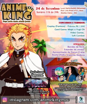 Anime King abre o segundo semestre de Eventos Nerds - WebTerra