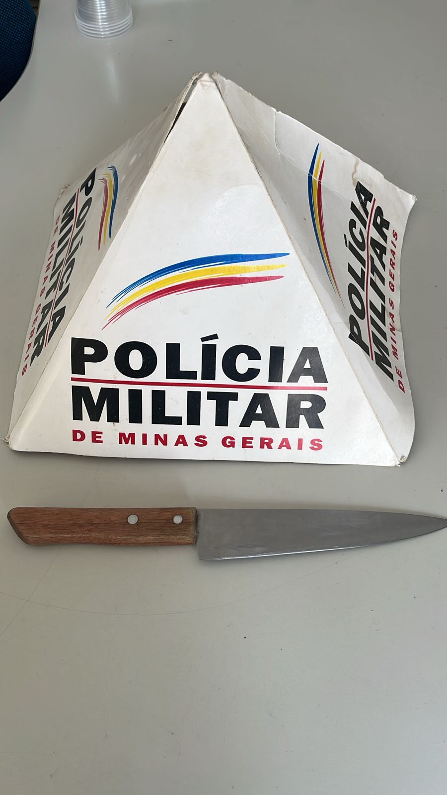 Suspeito confessou crime e entregou a arma - Foto: Polícia Militar/Divulgação