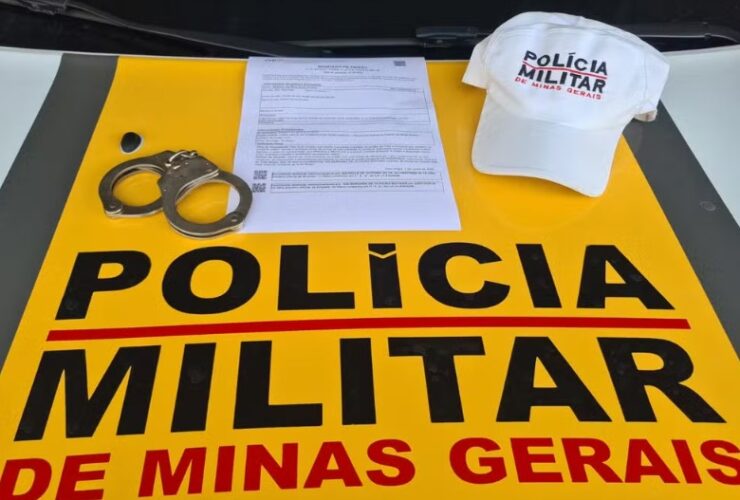 Homem foi preso durante fiscalização da PMRv na MGC-122 - Foto: PMRv/Divulgação