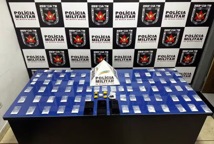Drogas eram anunciadas na internet - Foto: Divulgação/Polícia Militar
