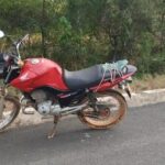 Moto foi apreendida - Foto: PMRv/Divulgação