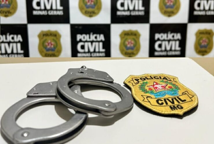 Mandado de prisão foi cumprido nesta quarta (18) - Foto: PCMG/Divulgação