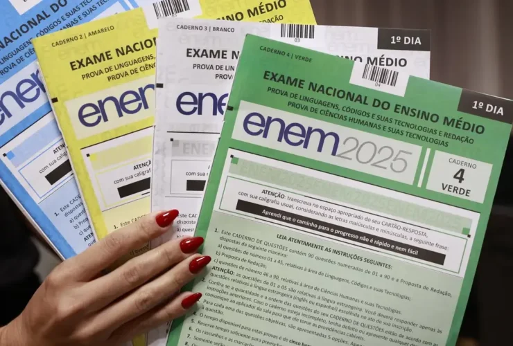 Cadernos de prova do Enem 2025