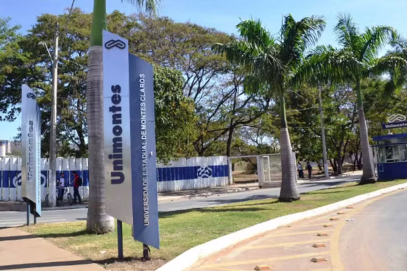 Entrada da Unimontes, campus Montes Claros