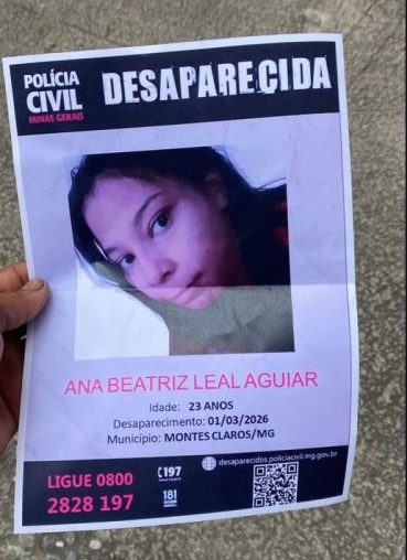 Ana Beatriz foi localizada na sexta-feira (20), em Belo Horizonte - Foto: Redes Sociais